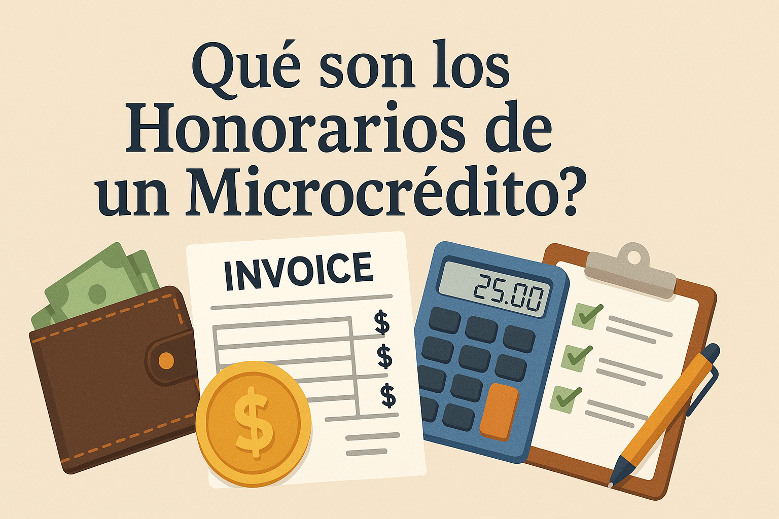qué son los honorarios de un microcrédito