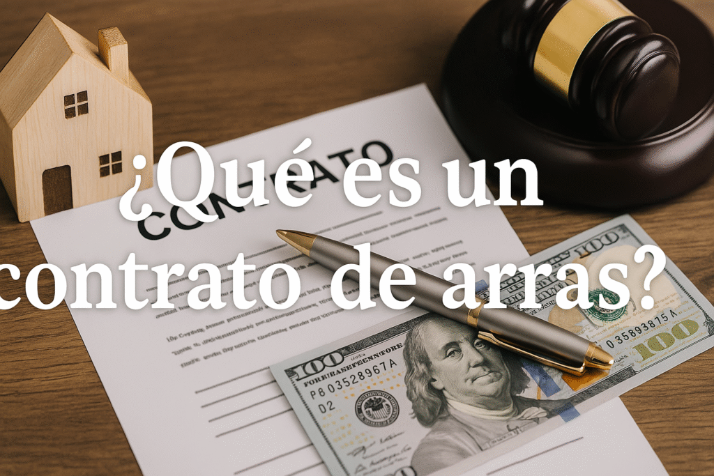 ¿qué es un contrato de arras?